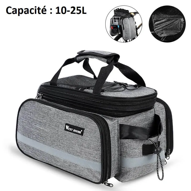 RearRider™ | Sacoche velo porte bagage grande capacité 25/35L