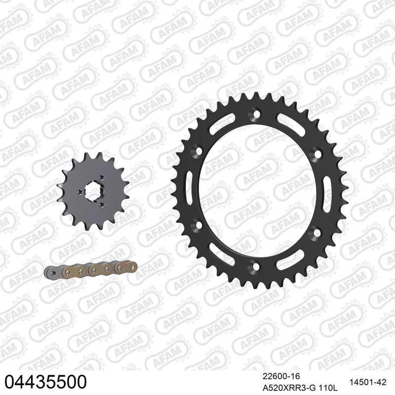 Pignon AFAM 22600 - 16 dents