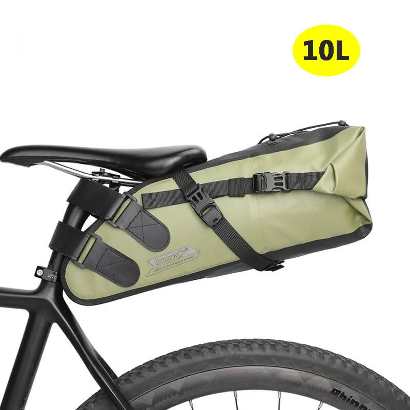ProofSaddleLargeCase™ | Sacoche de selle 10/13L étanche avec fixation stable