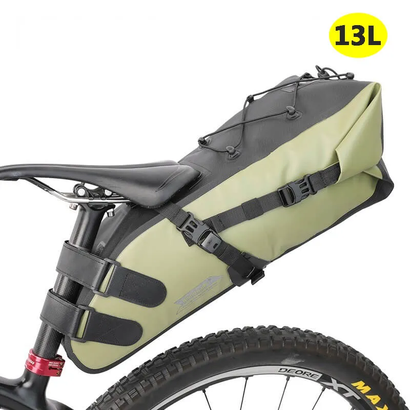 ProofSaddleLargeCase™ | Sacoche de selle 10/13L étanche avec fixation stable