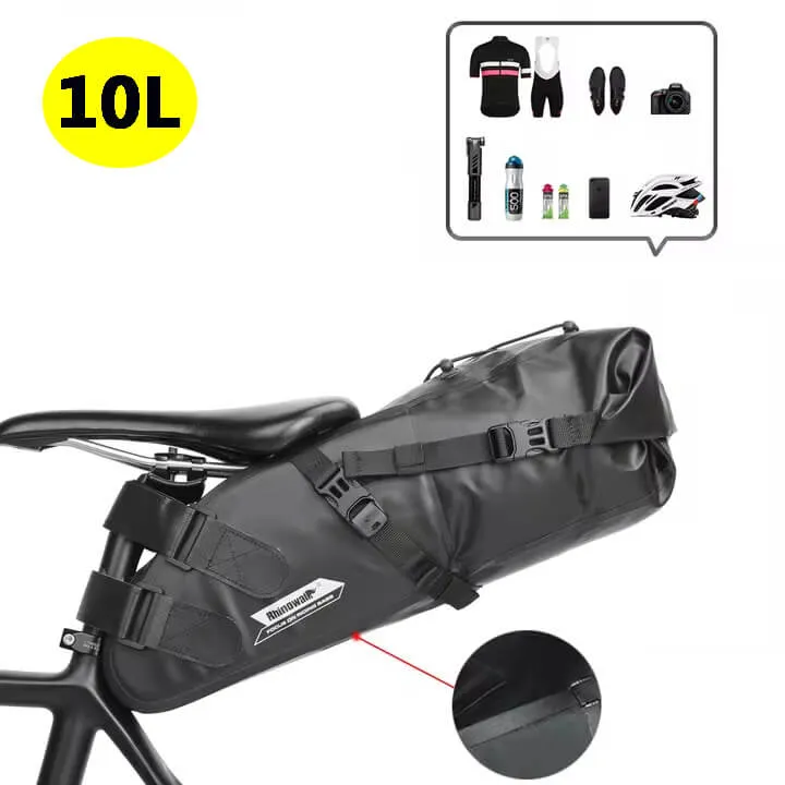 ProofSaddleLargeSatchel™ | Sacoche de selle avec grande capacité de rangement 5/10/13L