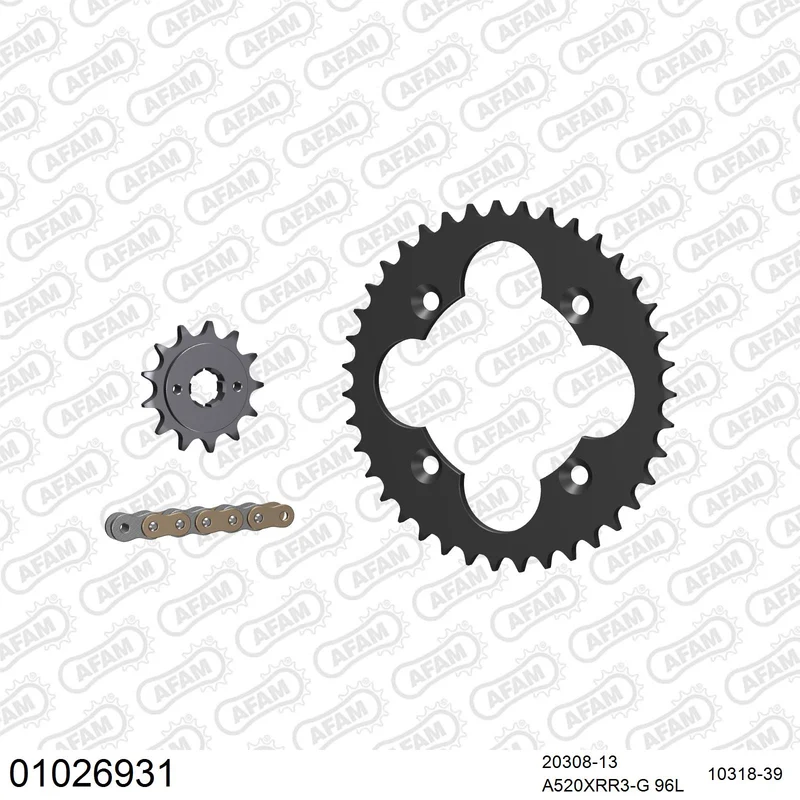 Chaîne AFAM 525 XHR - 96 maillons