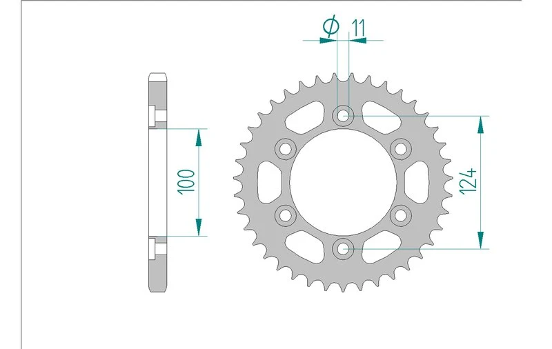 Couronne AFAM 50609 - 39 dents