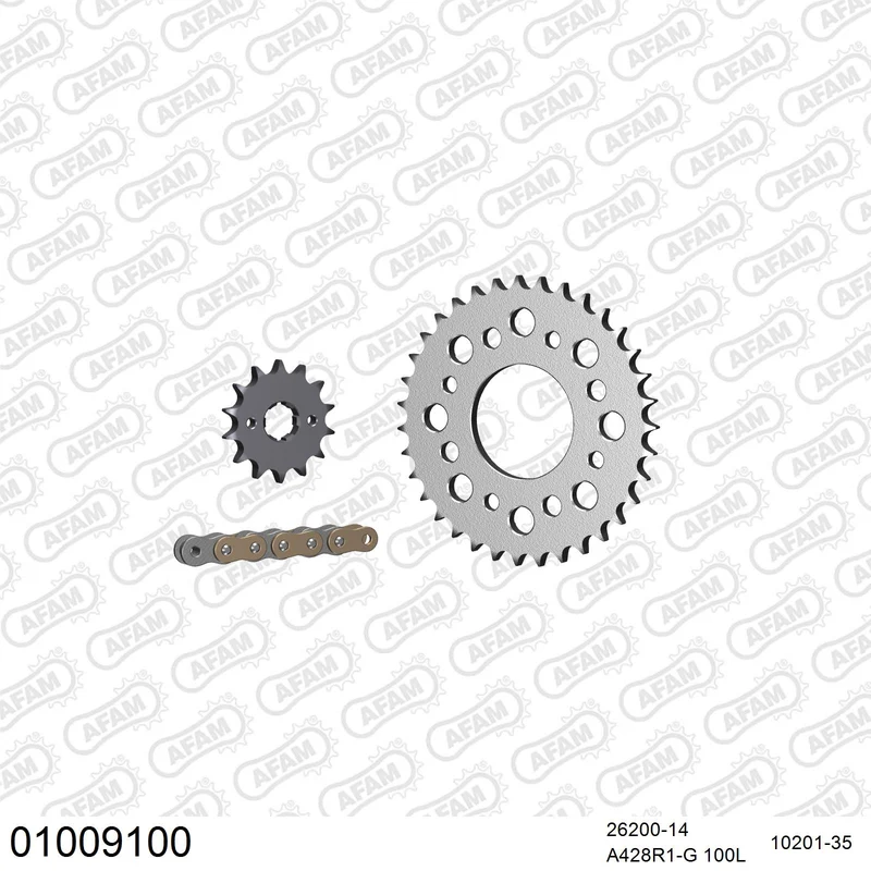 Chaîne AFAM 525 XHR - 100 maillons