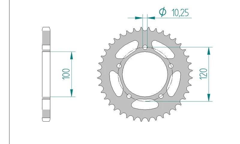 Couronne AFAM 35800A - 42 dents