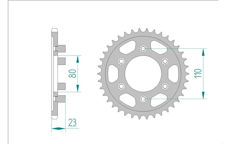 Couronne AFAM 35200 - 37 dents