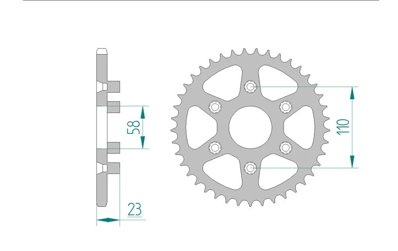 Couronne AFAM 35201 - 41 dents