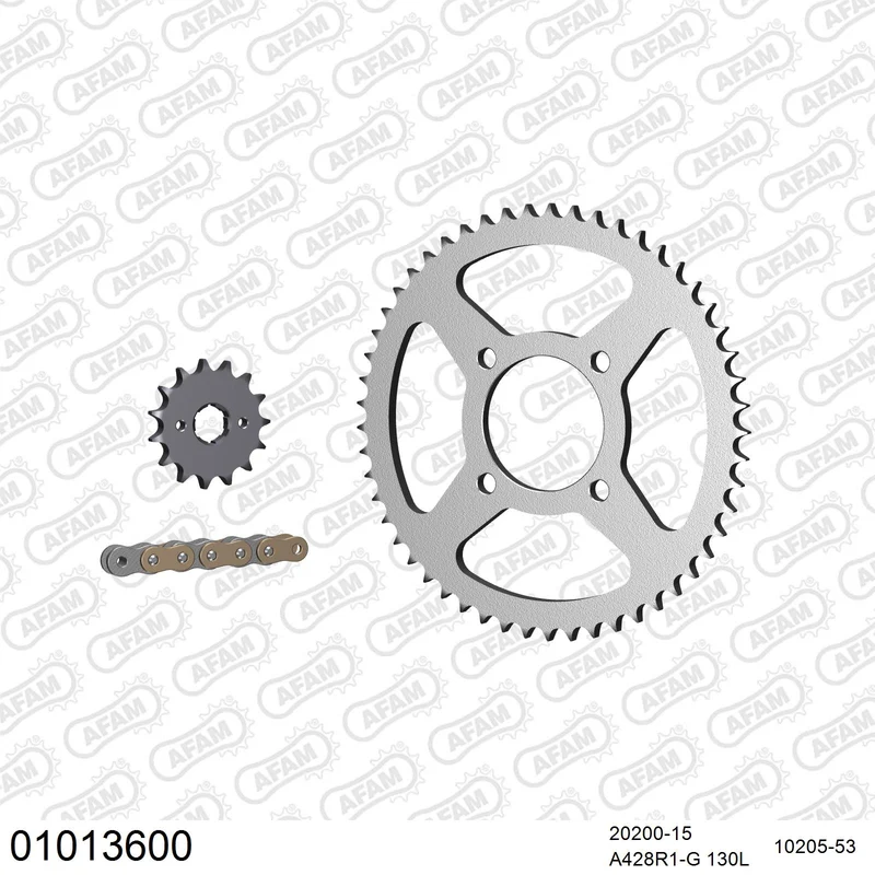 Chaîne AFAM 420 MX - 130 maillons