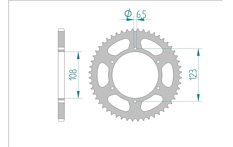 Couronne AFAM 92114A - 53 dents