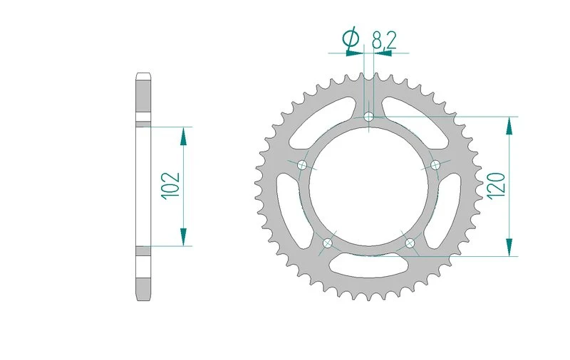 Couronne AFAM 35104A - 47 dents