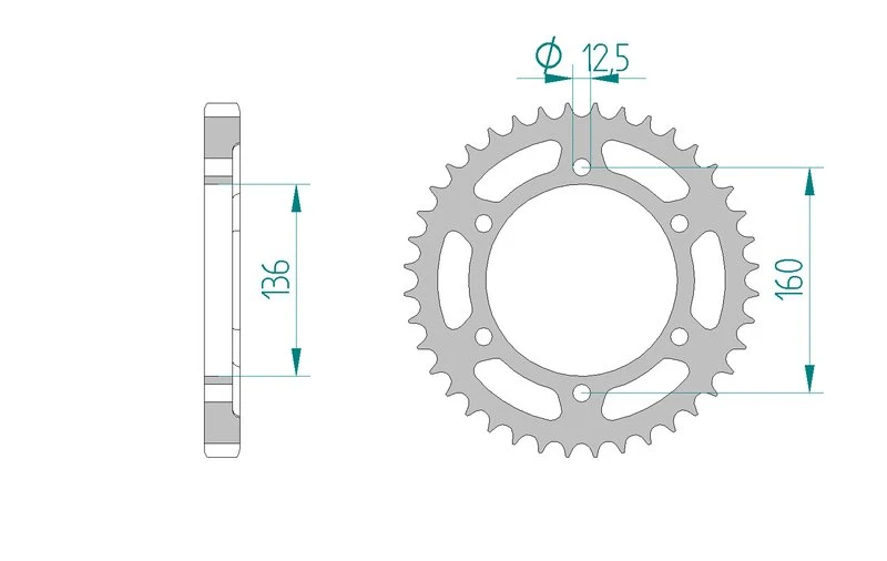 Couronne AFAM 16800 - 40 dents
