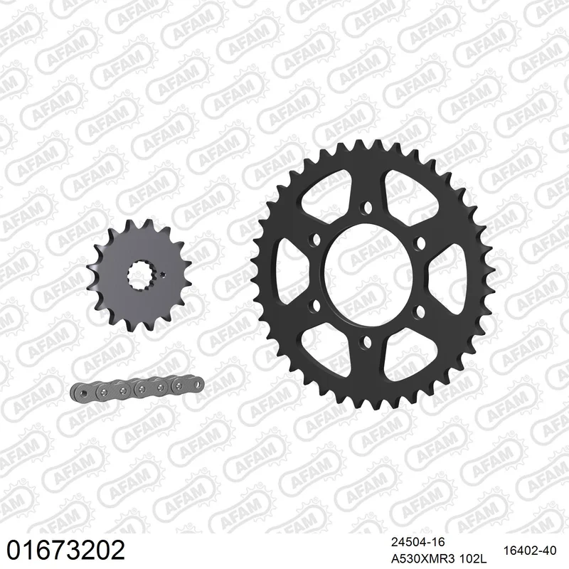 Pignon AFAM 24504 - 16 dents