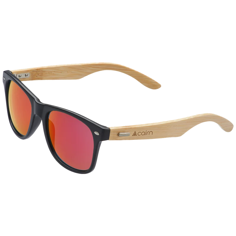 HYBRID POLARIZED MAT BLACK RED