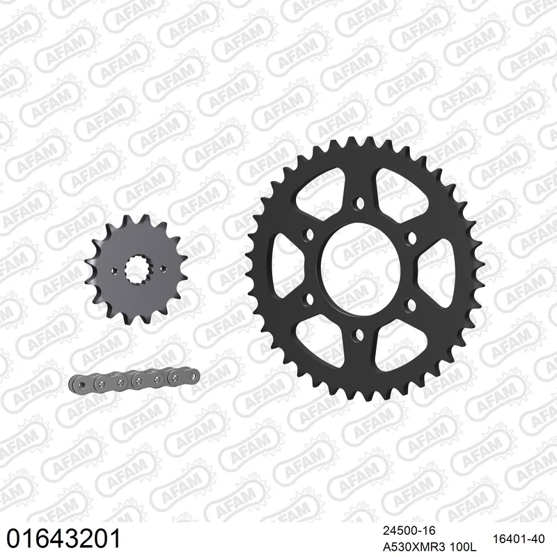 Pignon AFAM 24500 - 16 dents