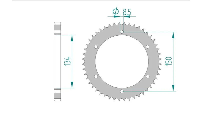Couronne AFAM 16203A - 48 dents