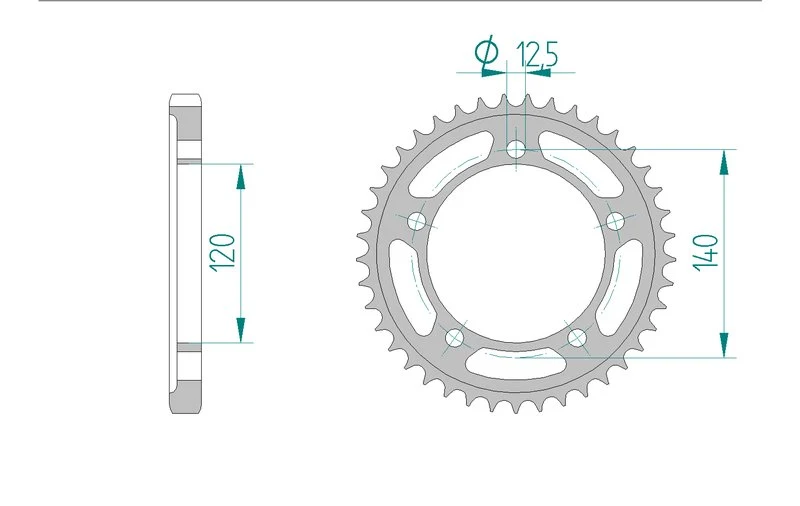 Couronne AFAM 14911A - 41 dents