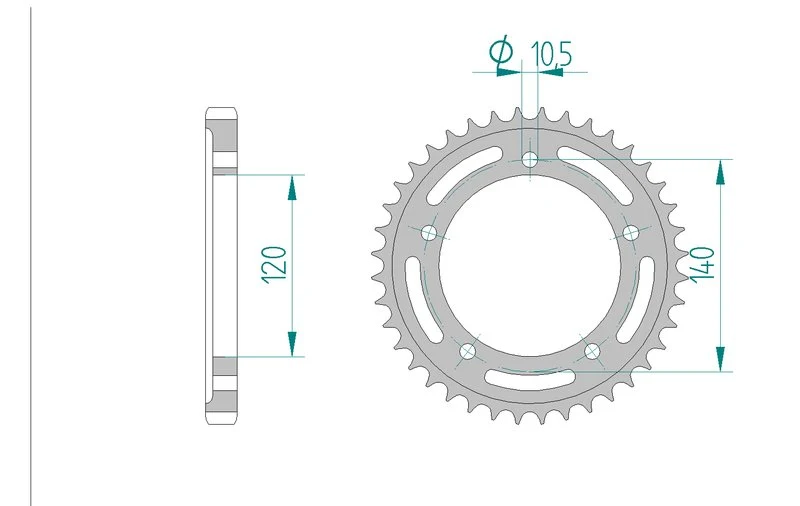 Couronne AFAM 86603A - 40 dents