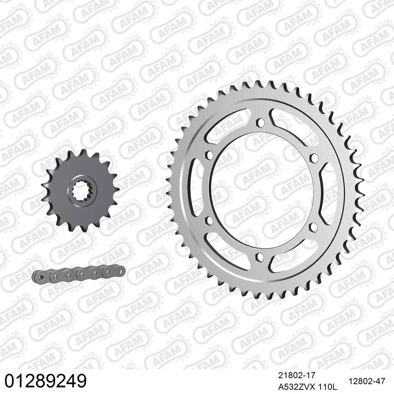 Pignon AFAM 21802 - 17 dents
