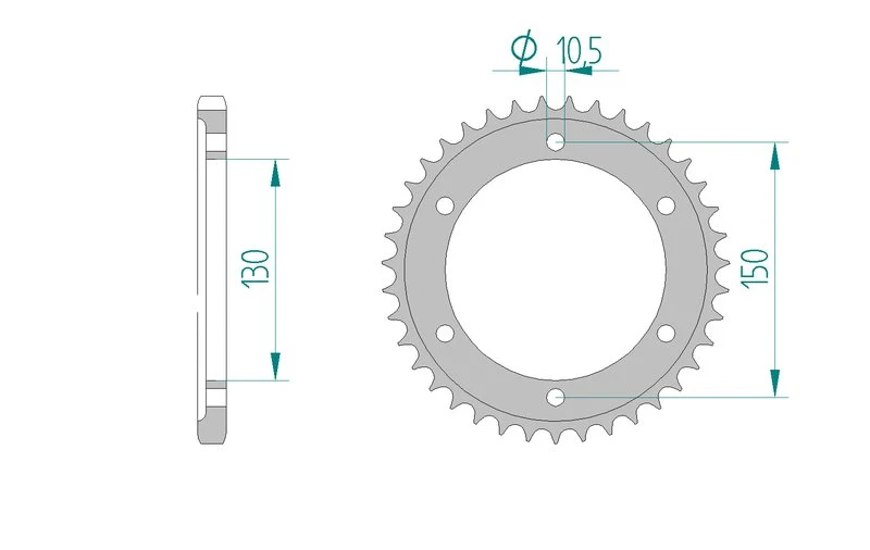 Couronne AFAM 12606A - 46 dents