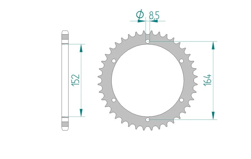 Couronne AFAM 12502A - 40 dents