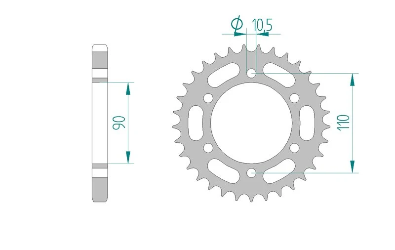 Couronne AFAM 12600 - 33 dents