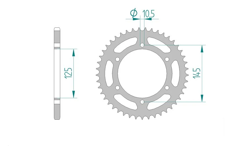Couronne AFAM 12305 - 47 dents