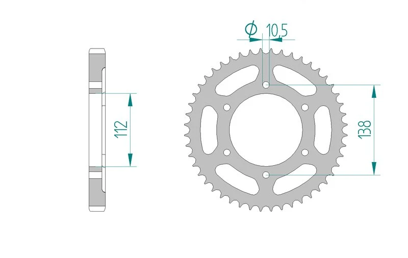Couronne AFAM 12607A - 48 dents