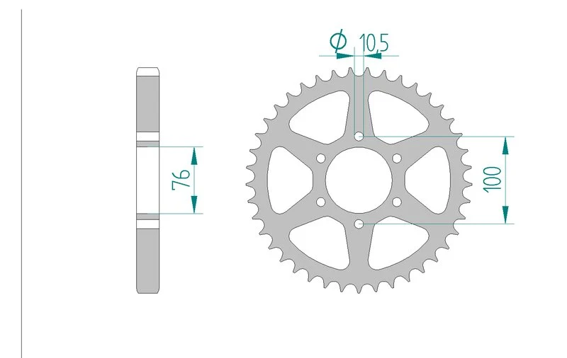 Couronne AFAM 14600 - 42 dents