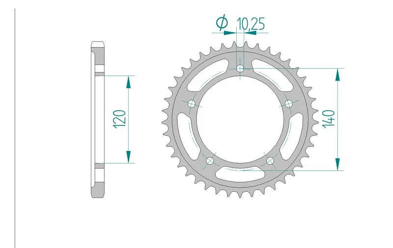 Couronne AFAM 14604A - 47 dents