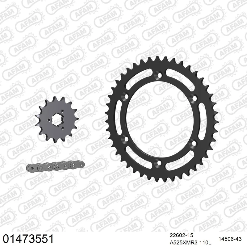Pignon AFAM 22602 - 15 dents