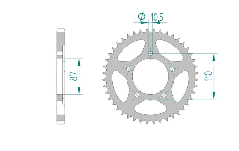 Couronne AFAM 14404 - 48 dents