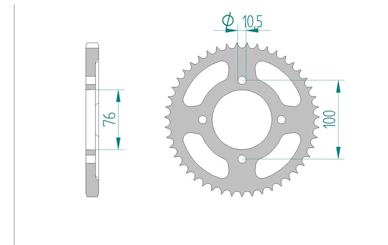 Couronne AFAM 14208 - 47 dents
