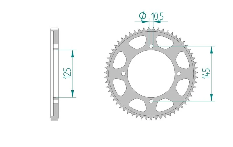Couronne AFAM 12221 - 59 dents