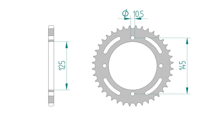Couronne AFAM 12505A - 47 dents