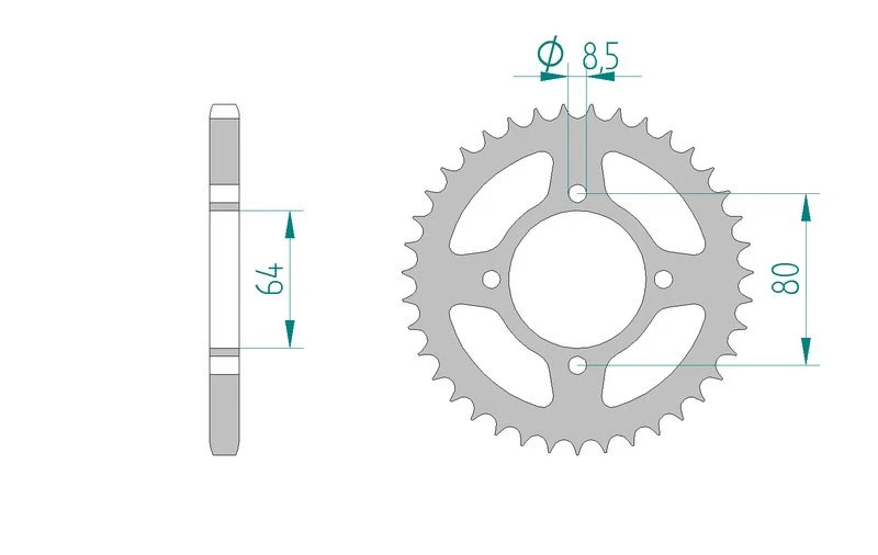 Couronne AFAM 12200 - 36 dents