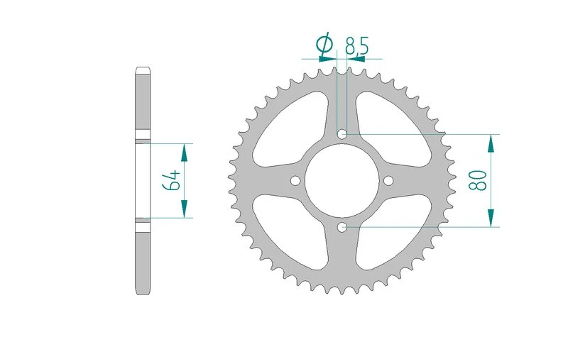 Couronne AFAM 12101 - 35 dents