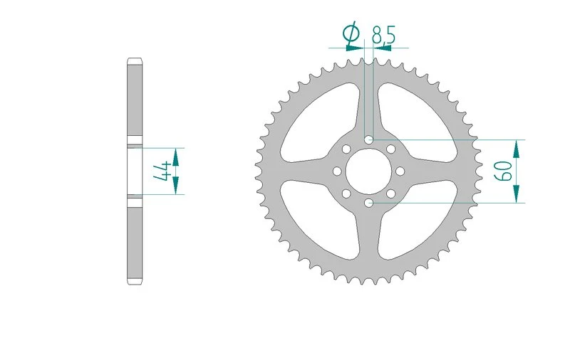 Couronne AFAM 12100A - 52 dents