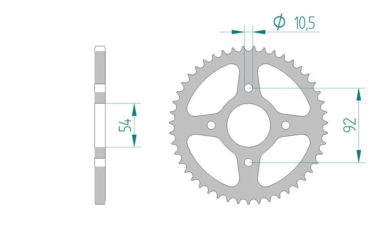 Couronne AFAM 12115A - 47 dents