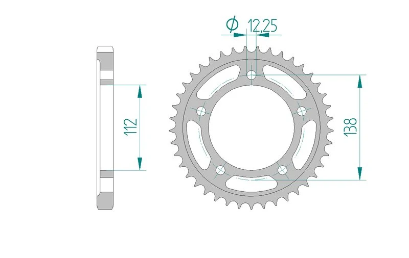 Couronne AFAM 10508 - 40 dents