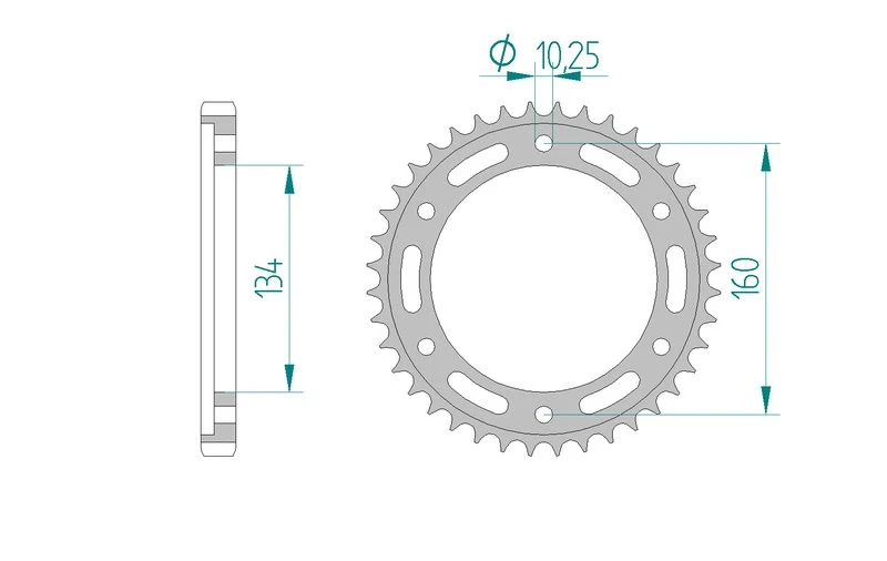 Couronne AFAM 10616A - 40 dents