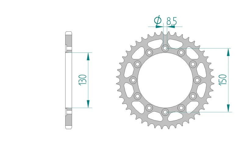 Couronne AFAM 10304 - 47 dents