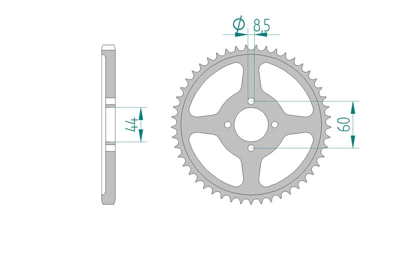Couronne AFAM 12222 - 54 dents