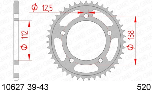 Couronne AFAM 10627 - 41 dents