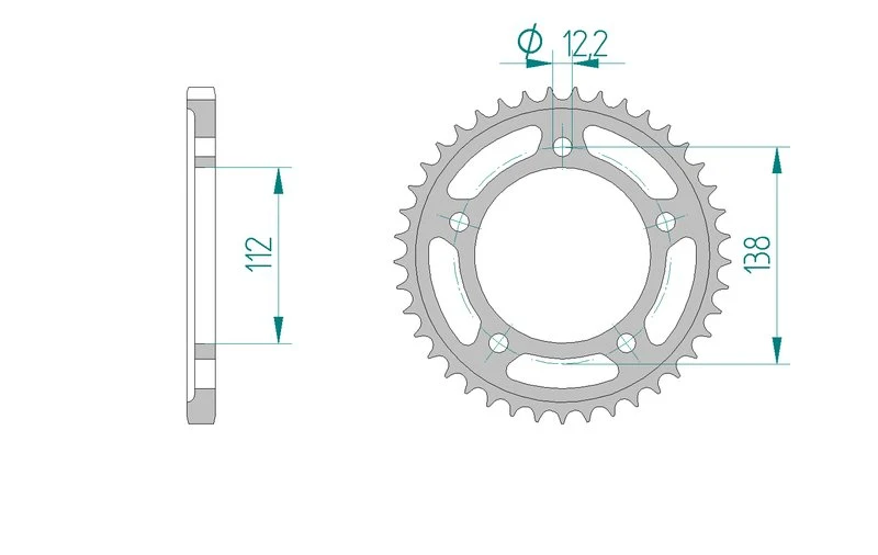 Couronne AFAM 10517A - 41 dents