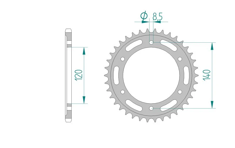 Couronne AFAM 10311 - 38 dents