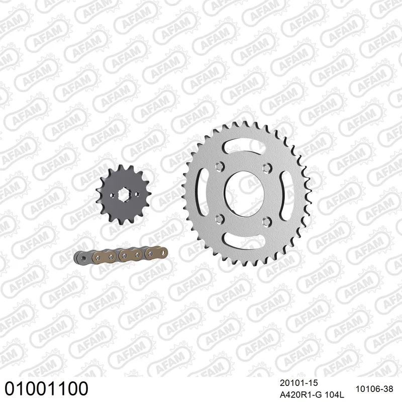 Chaîne AFAM 520 XMR - 104 maillons