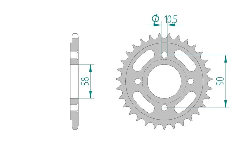 Couronne AFAM 10218 - 31 dents