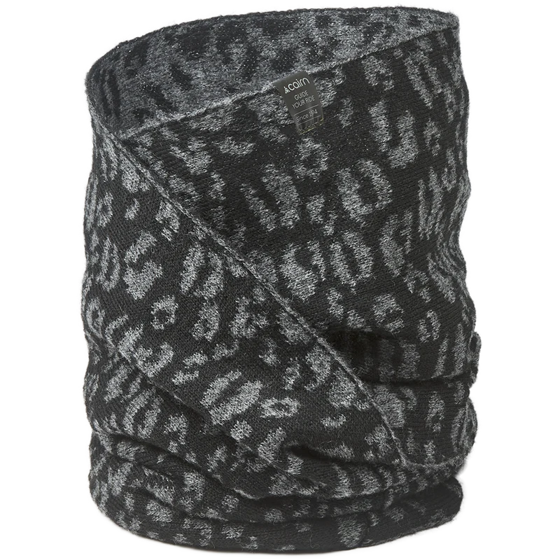 SAHANA SNOOD BLACK LEOPARD