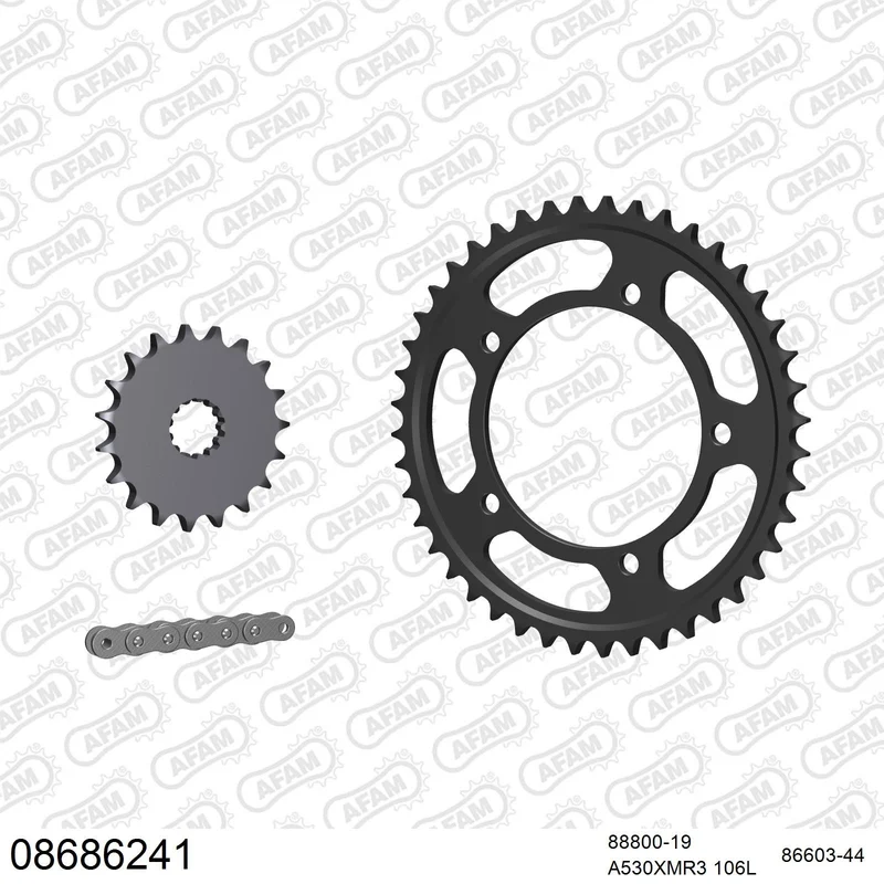 Kit chaîne AFAM Triumph Daytona 955i