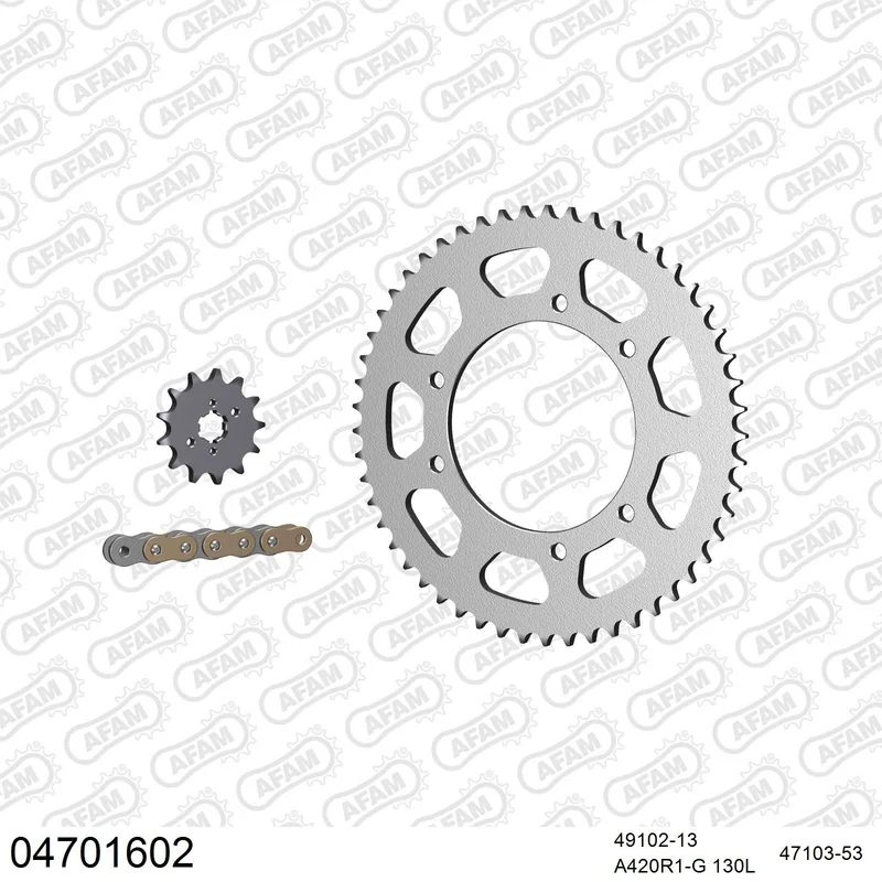 Kit chaîne AFAM Derbi Senda 50 R